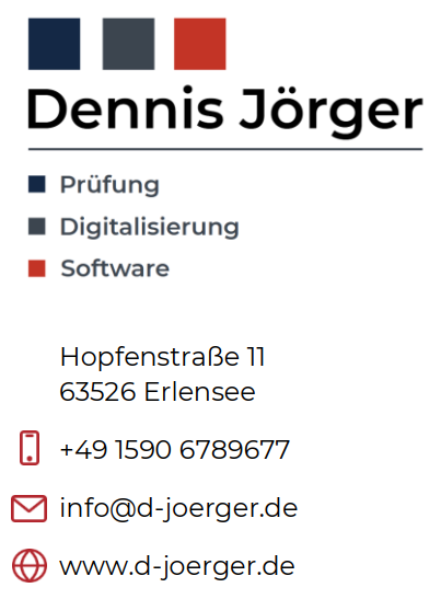 Dennis Jörger Visitenkarte